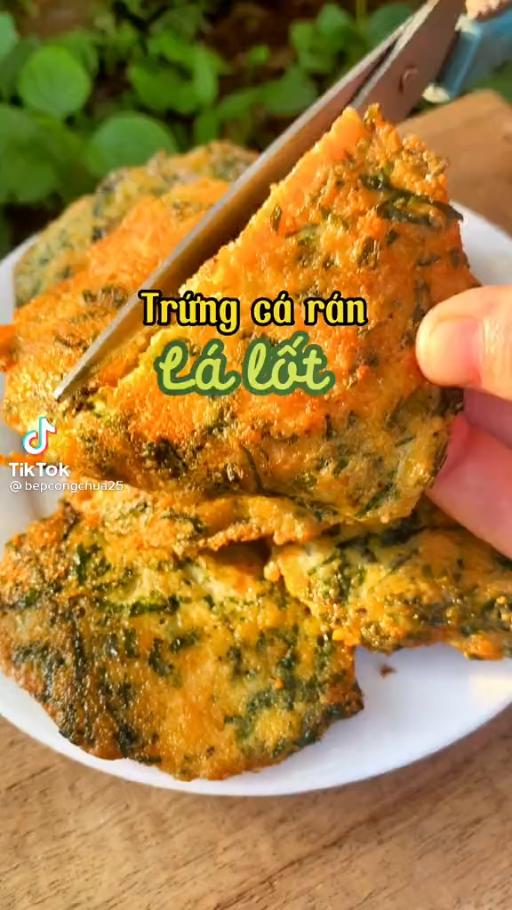 trứng cá rán lá lốt - COS.TV