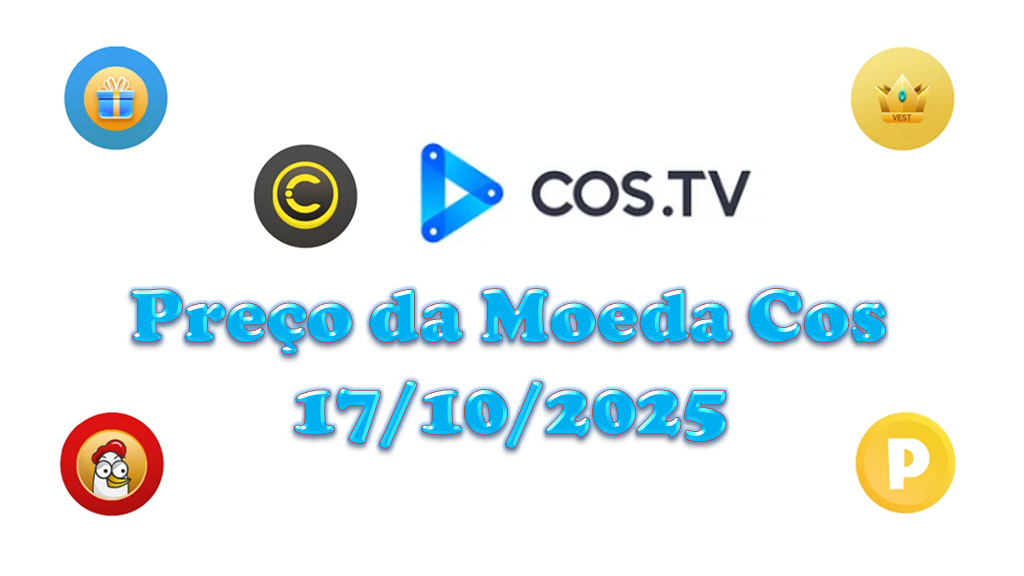 Preço da Moeda Cos 17/10/2025 Canal Sombra Gamer - COS.TV