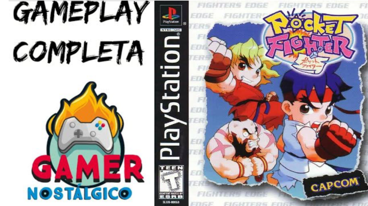 Pocket Fighter Playstation GAMEPLAY COMPLETA COS.TV