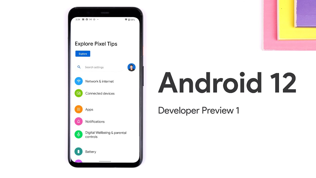 Android 12 Developer Preview 1 - EVERY New Feature! - COS.TV