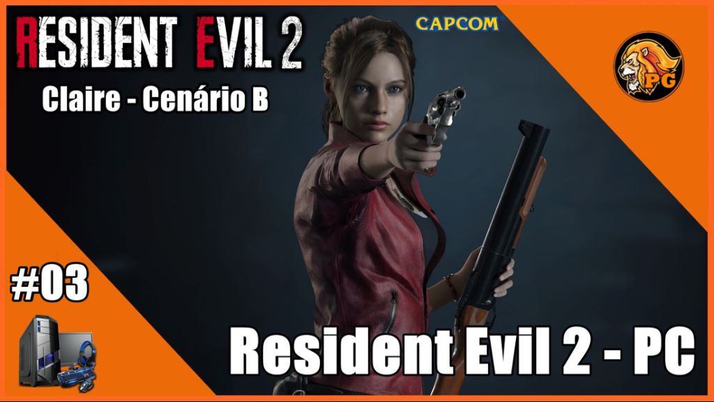 Resident Evil 2 PC Claire B Parte 03 COS TV