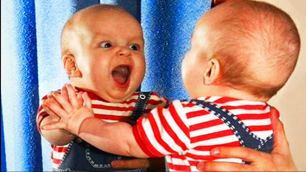 ️Funny Babies See Mirror For The First Time ️ COS.TV