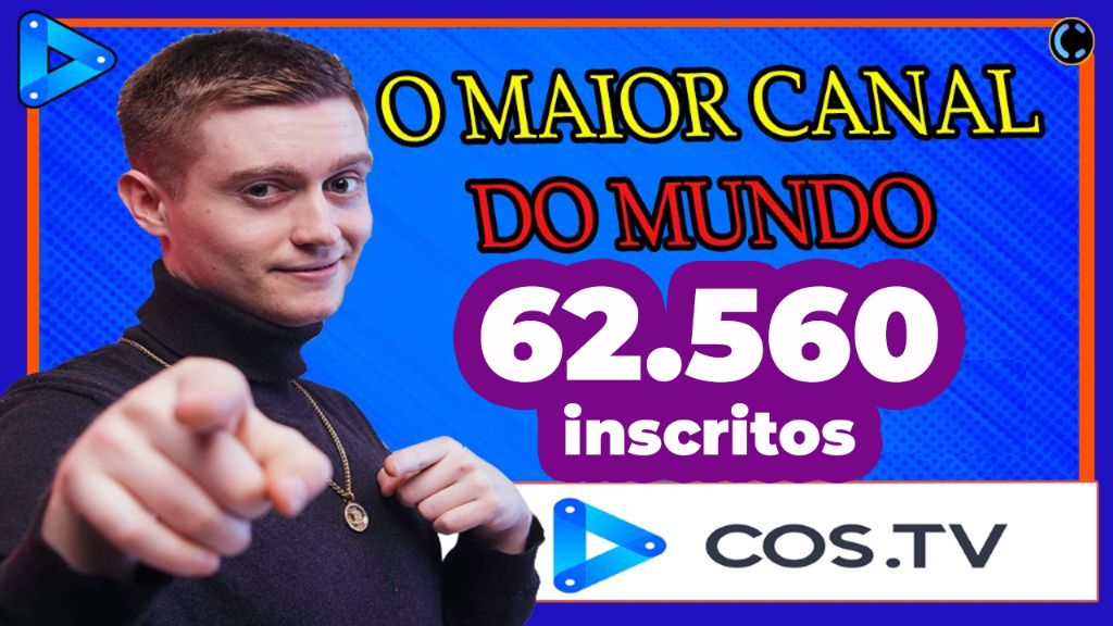 O MAIOR CANAL DO MUNDO NA COS.TV - Павел Дуглас - COS.TV