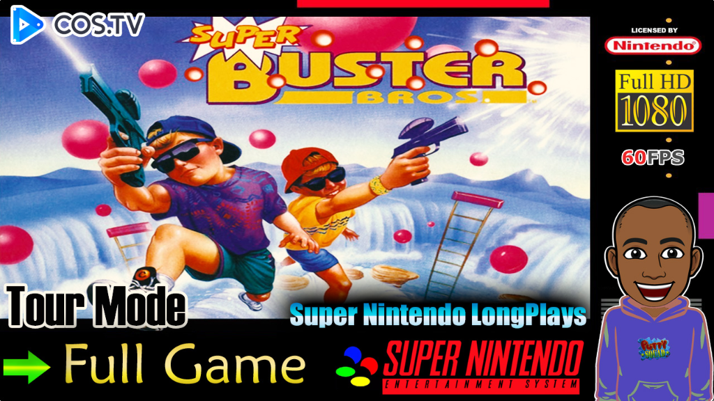 Super Buster Bros. - Tour Mode [Complete LongPlay] (Snes) (Super ...