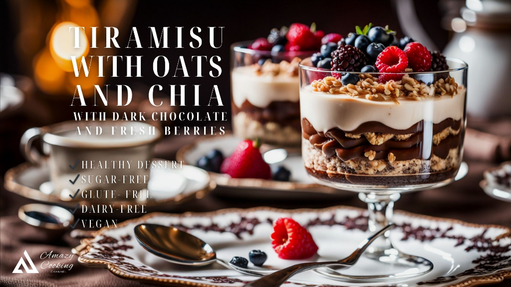 Tiramisu with oats and chia by Amazy Cooking - COS.TV