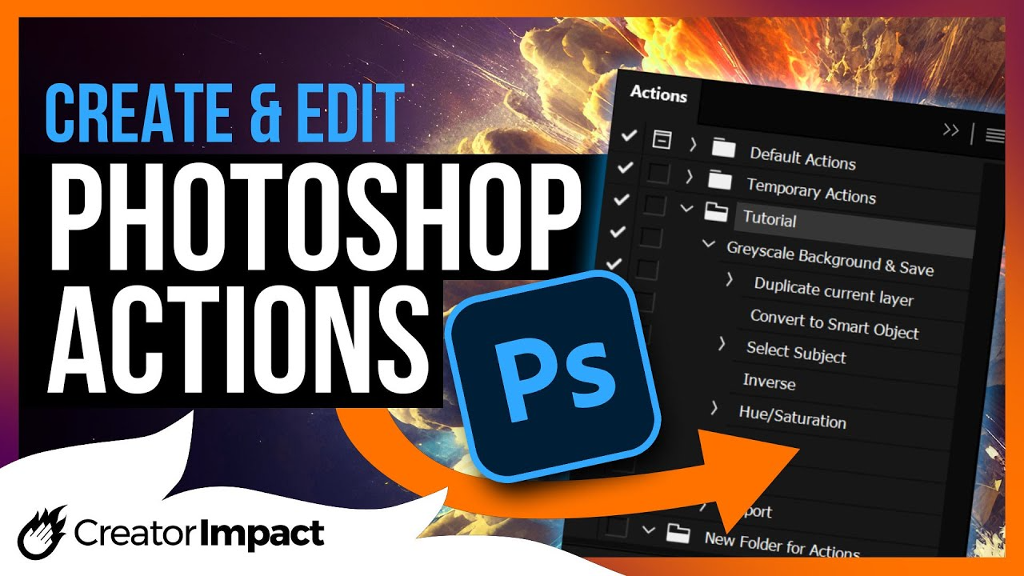 Photoshop Actions Tutorial (Create & Edit Actions!) - COS.TV