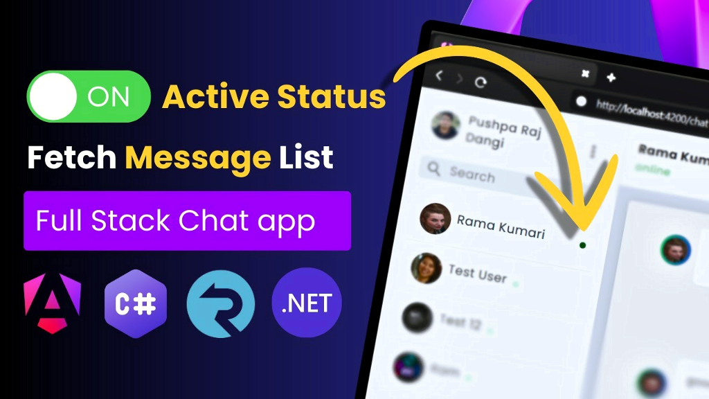 Status Chat Real Time Active Status & Chat Messages - Angular 19 & .NET 9 SignalR ...
