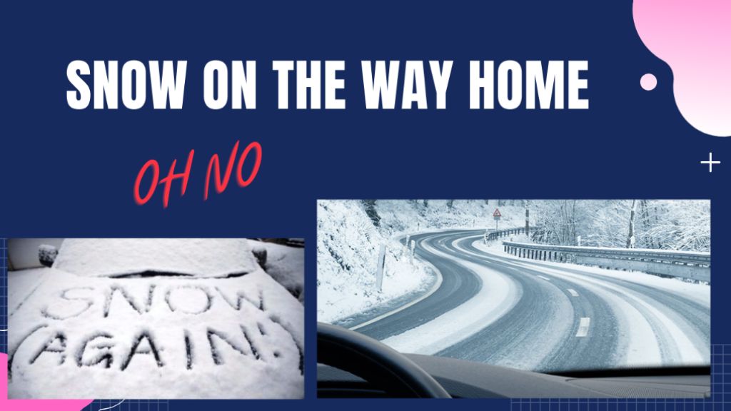 SNOWING ON THE WAY HOME COS.TV