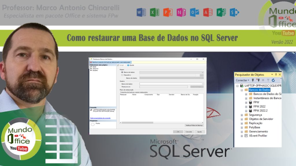 Restore banco de dados no SQL Server. - COS.TV