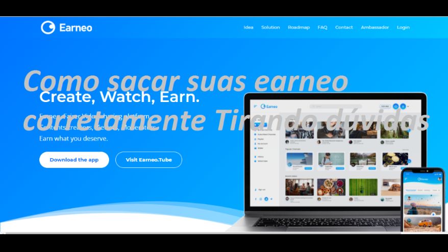 Como sacar suas earneo corretamente Tirando dúvidas - COS.TV