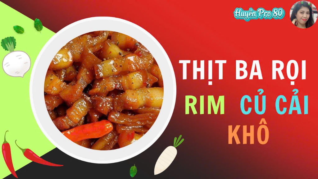 Thịt Ba Rọi Rim Củ Cải Khô - COS.TV