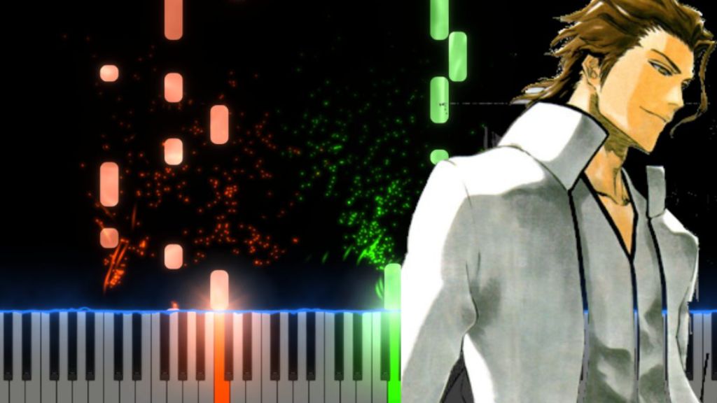 Bleach Clavar la Espada ost Piano Cover Midi tutorial Sheet app Karaoke