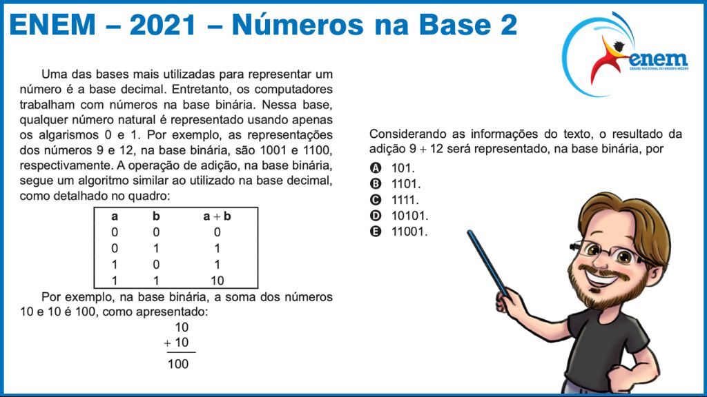 Números na Base 2 || #Matemática #Concurso #ENEM - COS.TV