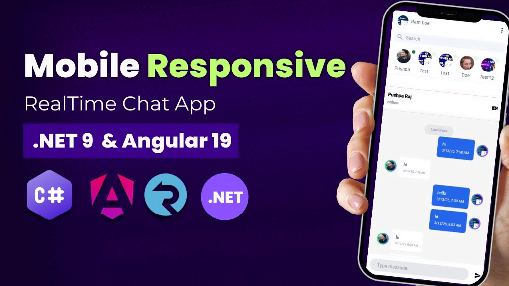 Mobile-Responsive Real-Time Chat App with Angular 19 & .NET 9 SignalR ...
