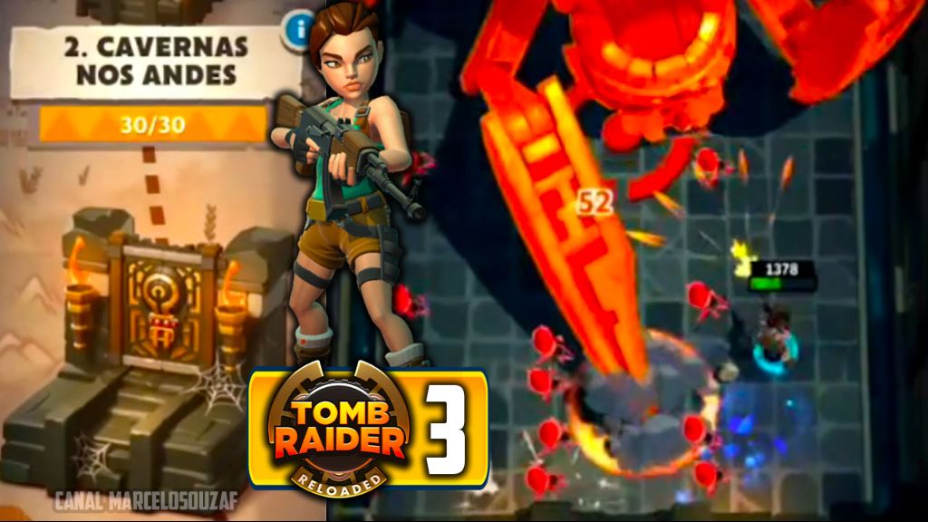 Tomb Raider Reloaded | Parte 3 | Cavernas nos Andes e Fuzil de Assalto ...