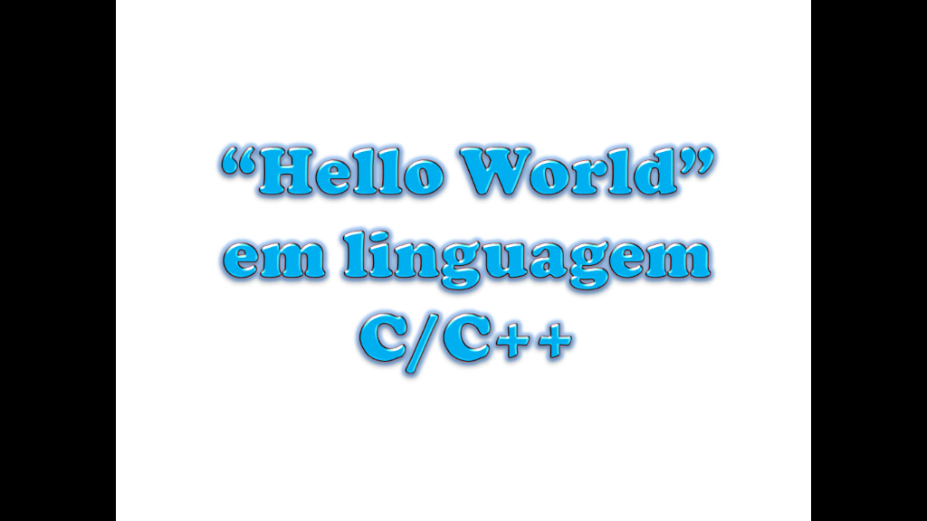 Hello World em linguagem C/C++ - COS.TV