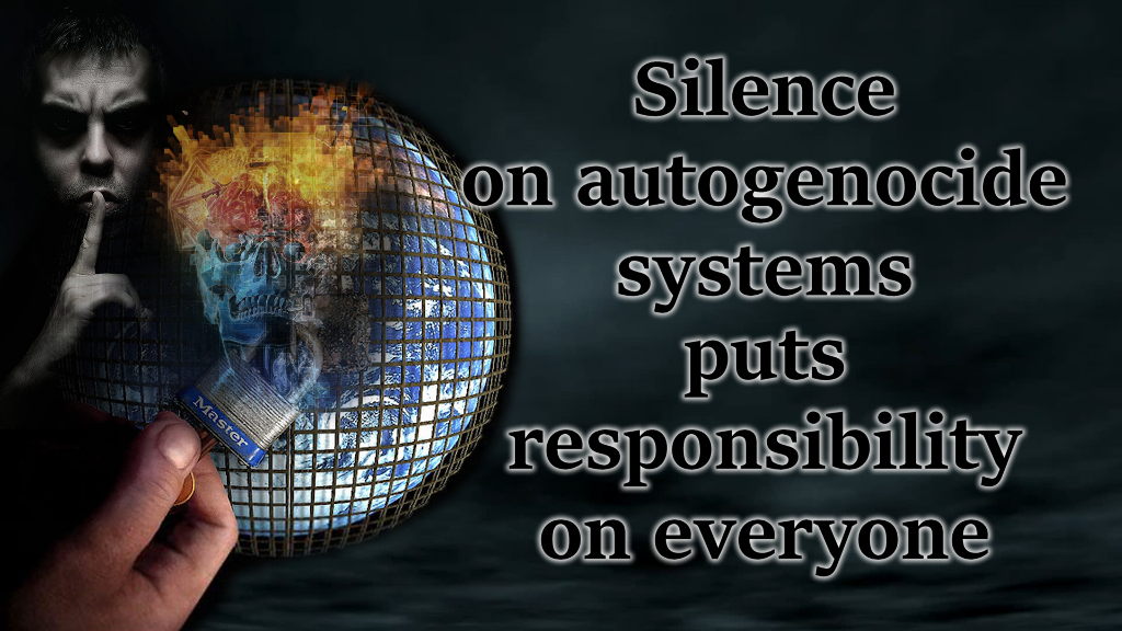 Silence on autogenocide systems puts responsibility on everyone - COS.TV