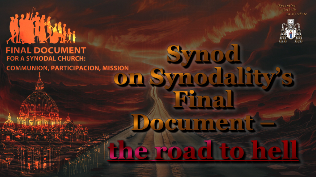 Synod on Synodality’s Final Document – the road to hell - COS.TV