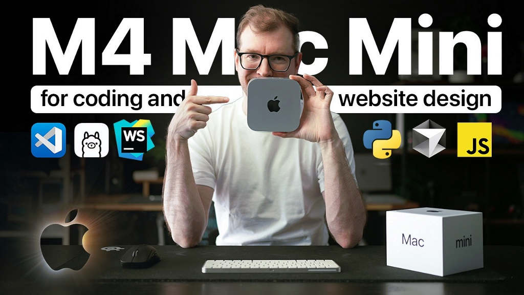 How is Apple M4 Mac Mini for Programming - AI - Coding - React JS - COS.TV